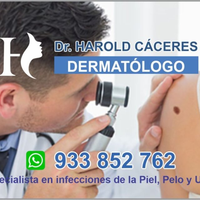 Dermatólogo Dr. Harold Cáceres