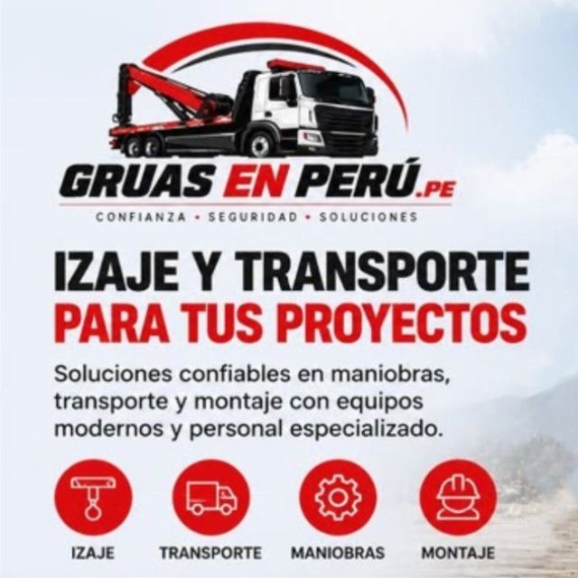 Grúas en Perú